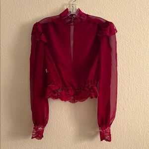 Vintage Chiffon Top